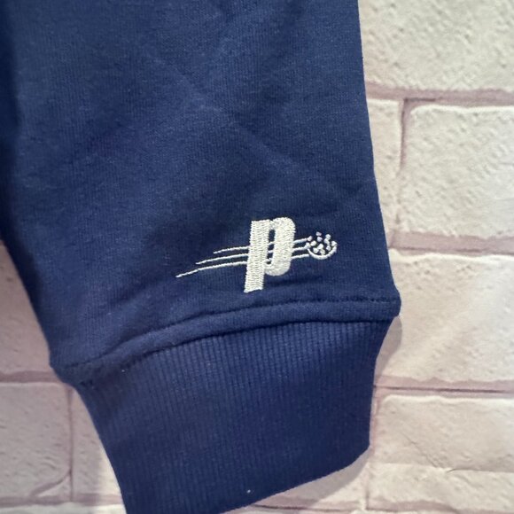 Prince Men's Embroidered Pickleball Navy Hooded Sweatshirt Medium NWT - Picture 3 of 6
